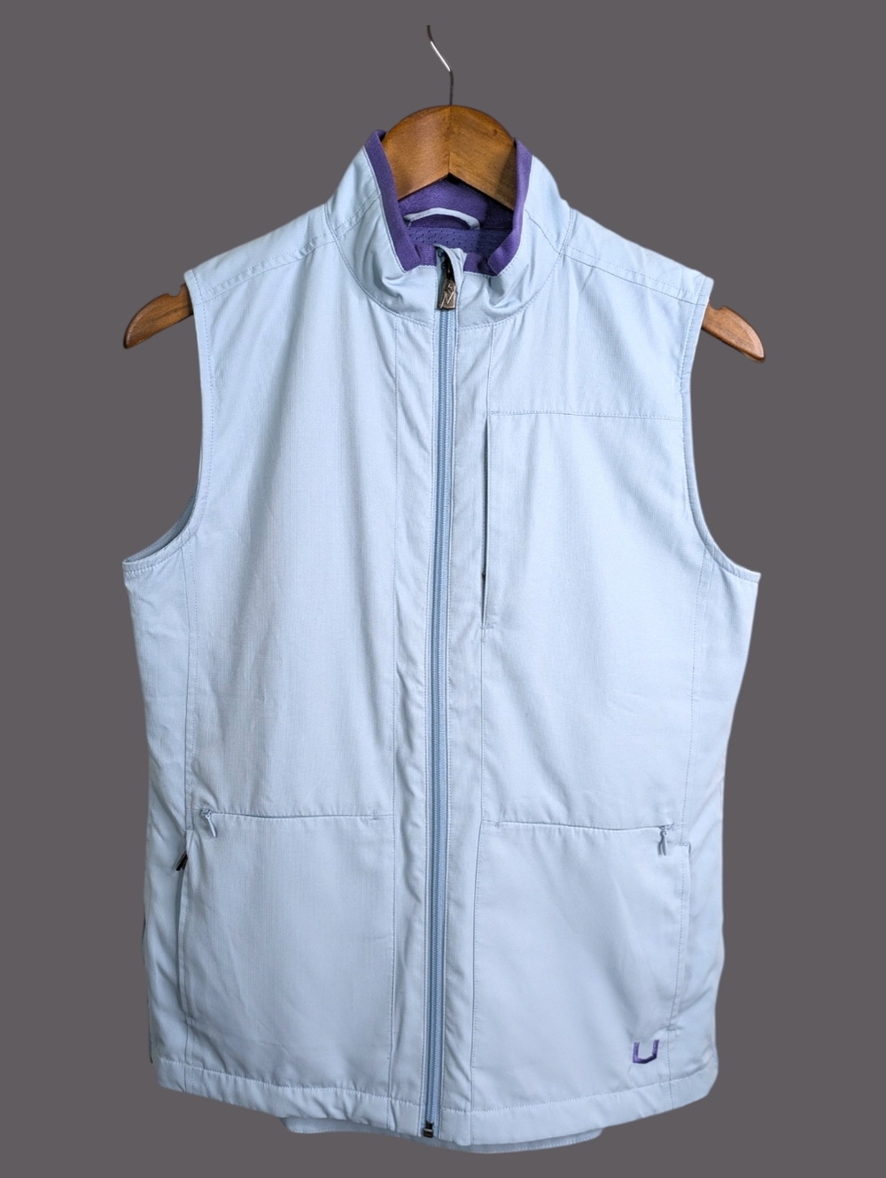 SCOTTeVEST Best Travel Vest Small Slate Blue Grape 24 Pocket Water Repellent Uti - Picture 13 of 13